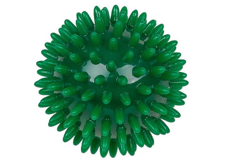 Piggball med myke pigger 7 cm 1 stk grønn massasjeball 