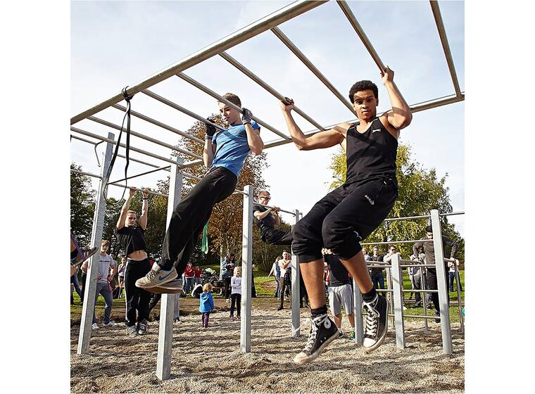 Playparc Allround treningspark Treningsstativ for parker og  skoler 
