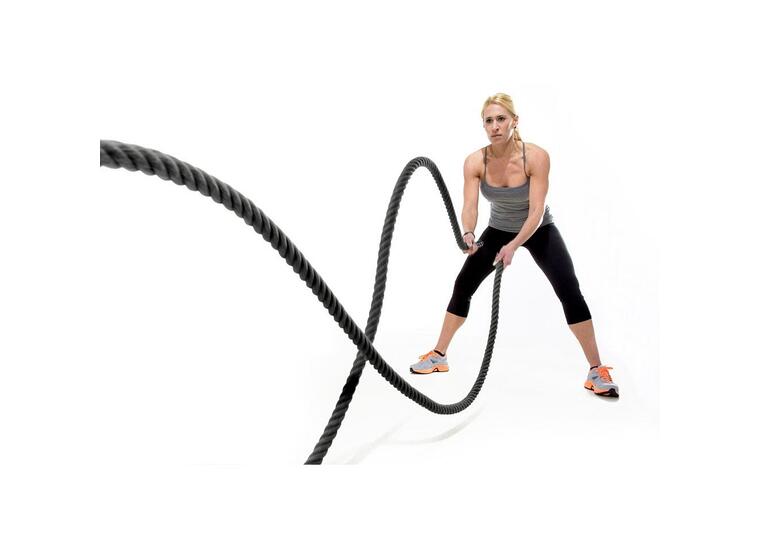 Battle rope 10 m/7 kg Tau uten nylontrekk 