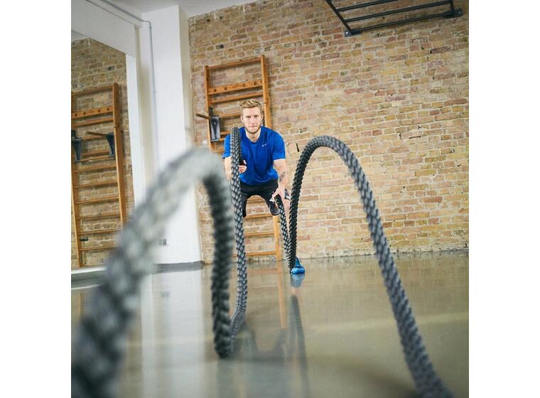 Battle rope 10 m/7 kg Tau uten nylontrekk 