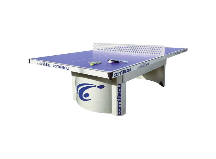 Bordtennisbord Cornilleau 510 PRO Blå | Utendørs | Med stålnett 