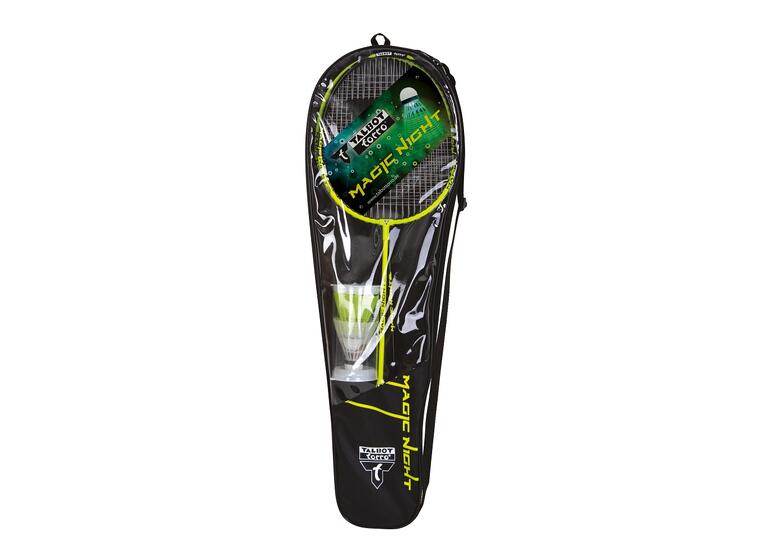 Badmintonsett Talbot Torro Magic Night 120g | Fjærballer med LED 