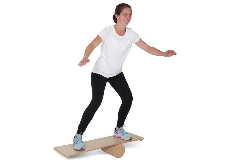Balansebrett Pedalo Rola-Bola Natural Balansetrening | 99 x 33 x 1,5 cm 