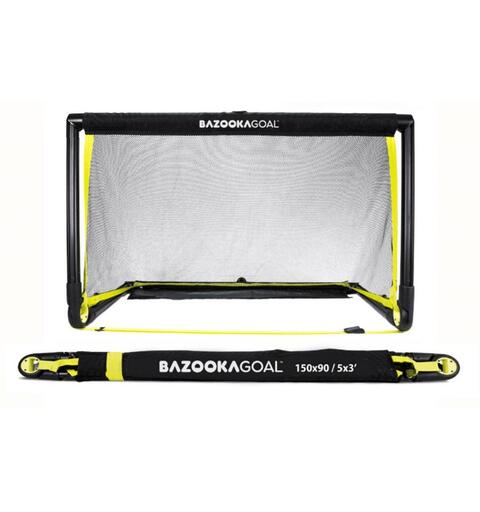 BazookaGoal XL | 150X90 cm 3v3 Fotballmål - Sammenleggbart minimål