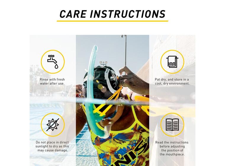 FINIS Stability Snorkel Speed Snorkel med egonomisk hodestøtte 