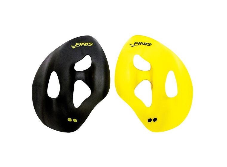 Finis Iso Teknikk Paddles L Svart/Gul 