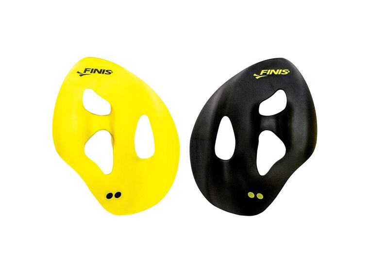 Finis Iso Teknikk Paddles L Svart/Gul 