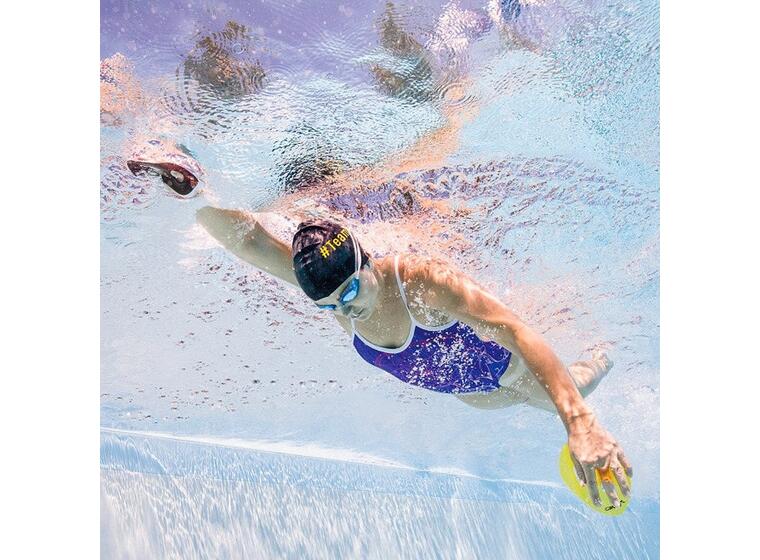 Finis Iso Teknikk Paddles L Svart/Gul 