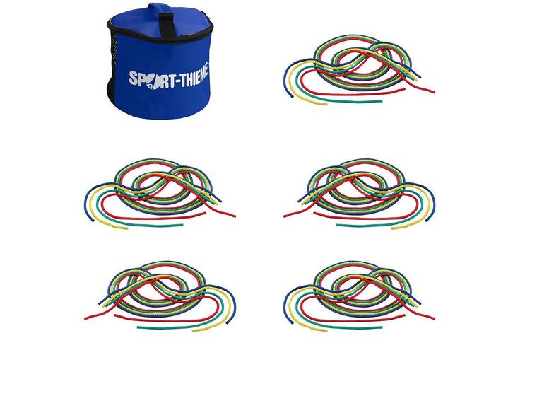 Hoppetau 3 m i bag (20) 5 blå | 5 gule | 5 grønne | 5 rød 