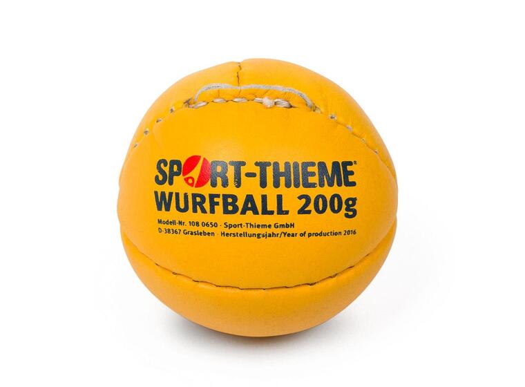 Kasteball av lær 200 g | 8 cm Kasteball til konkurranse 