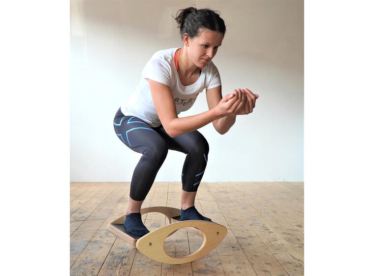Pedalo Step Rocking Board Stabilisering av ankelledd og leggakser 