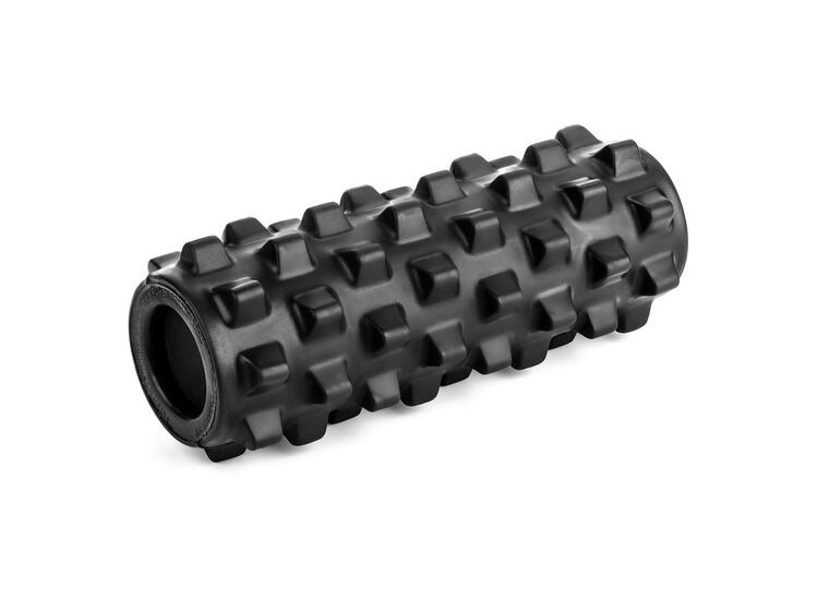 RumbleRoller Foam Roller Svart 12,5 x 30 cm | Ekstra fast 