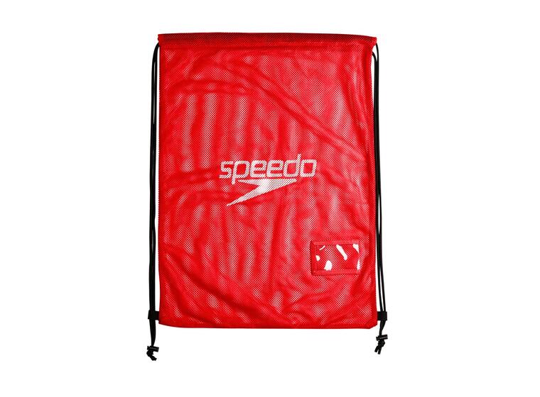 Speedo Equipment Mesh Bag Svømmebag Rød oppbevaringspose 