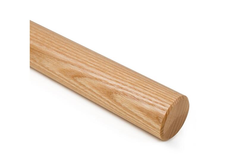 Ballettbarre Ask lakkert rund profil 40mm - Kantlinje - Lengde 300 cm 