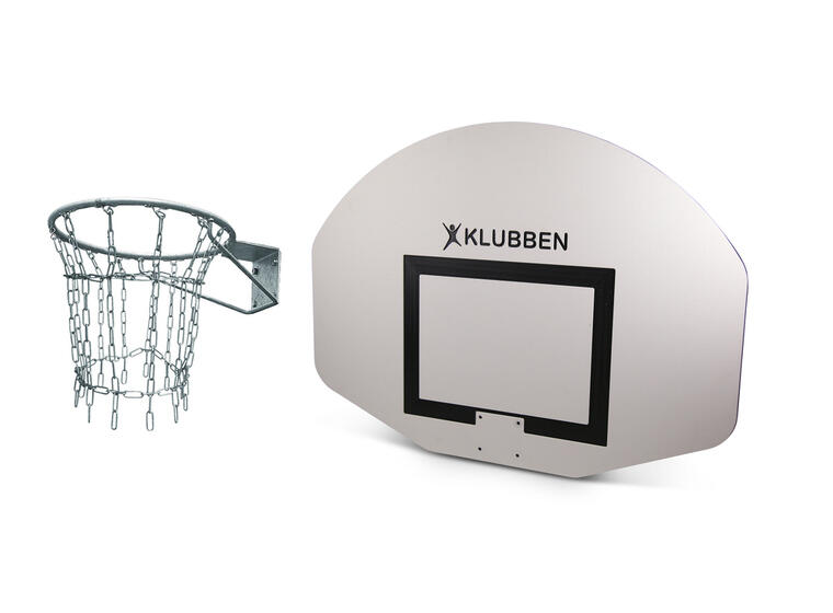 Basketballplate HDPE Halvmåneformet 120x90 cm | Inne- og utendørs 