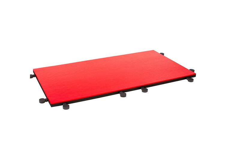 Kampsportmatte 200x100x5 cm I-TIS ProGame Trocellen® konkurransematte rød 