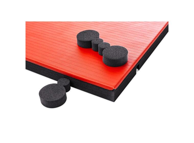 Kampsportmatte 200x100x5 cm I-TIS ProGame Trocellen® konkurransematte rød 