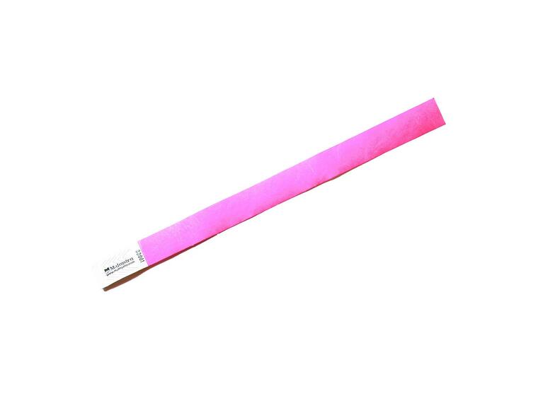 Kontrollbånd engangs 1000 stk Engangs armbånd og billett | Rosa 