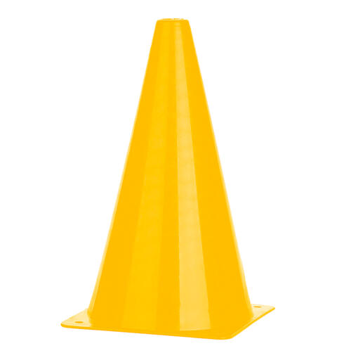 Markeringskjegler 10 stk | 23 cm Sett med 10 gule kjegler