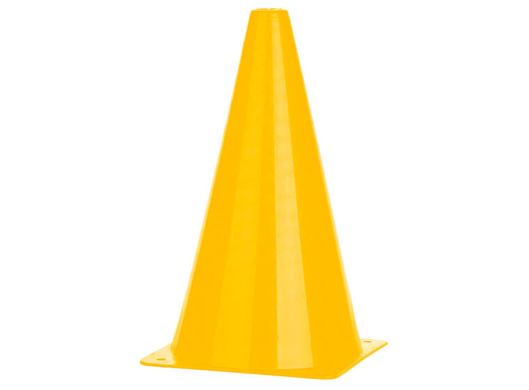 Markeringskjegler 10 stk | 23 cm Sett med 10 gule kjegler 