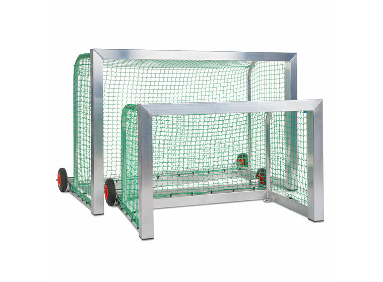 Minimål helsveiset veltesikkert 120x80 Robust alu fotballmål | 4,5 cm masker 