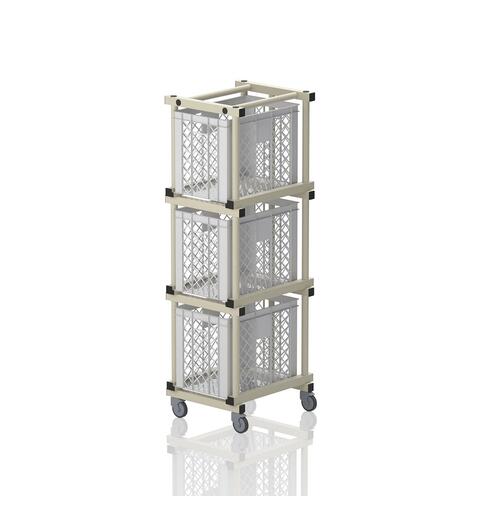 Oppbevaringsvogn uten kasser 180 x 54 x 66 cm