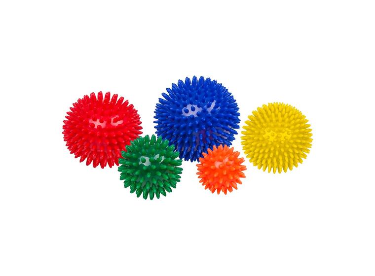 Piggball med myke pigger 5,5 cm 1 stk oransje massasjeball 