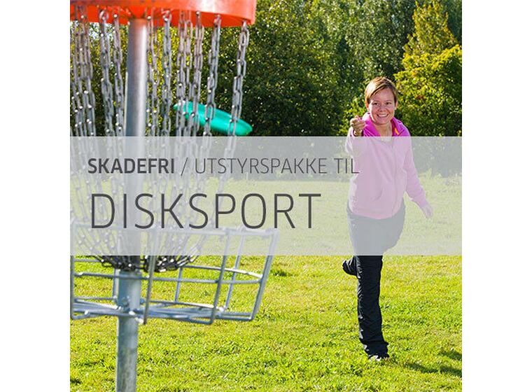 Skadefripakke Discsport Pakke til treningsprogram frisbeegolf 