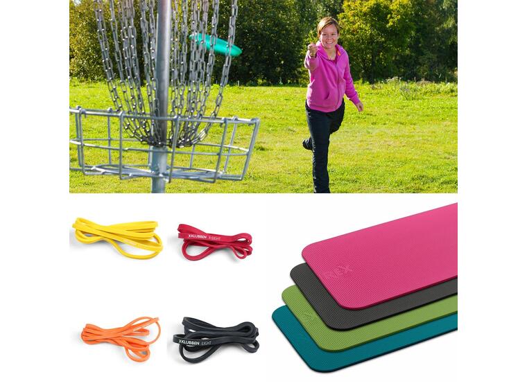 Skadefripakke Discsport Pakke til treningsprogram frisbeegolf 