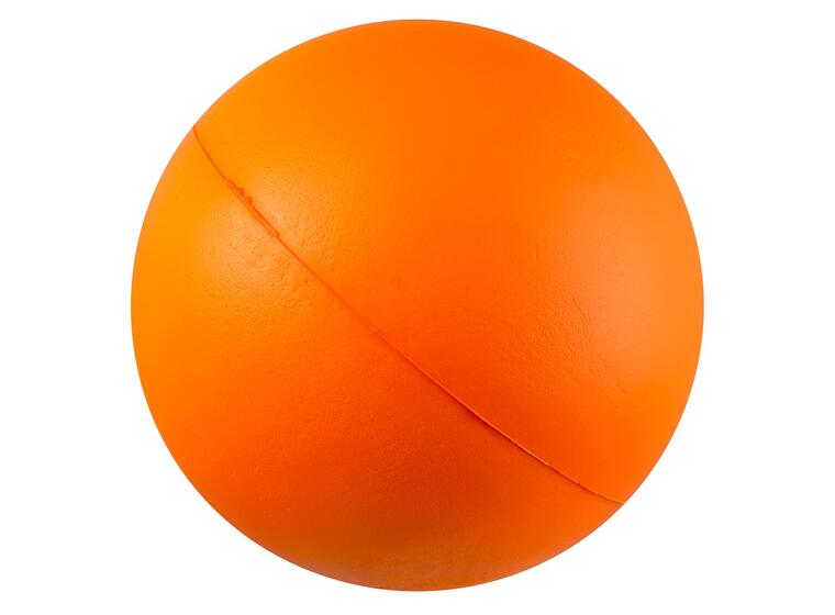Softball PU-skum 18 cm orange Myk spillball med god sprett 