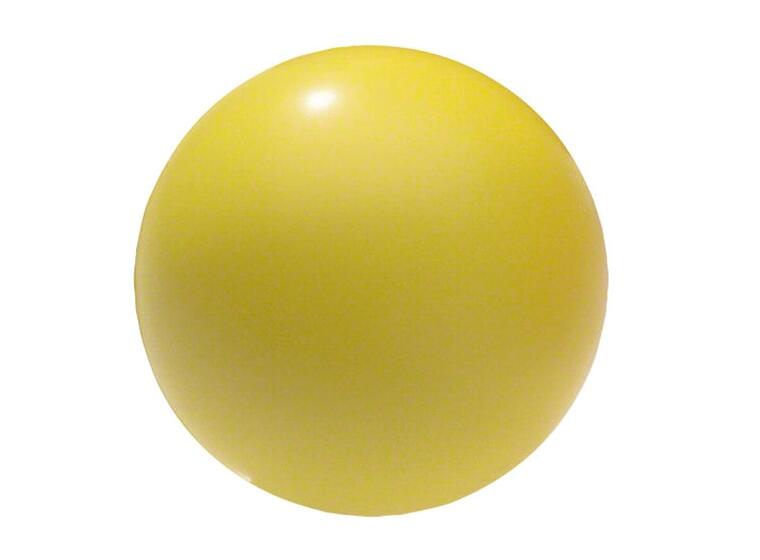 Softball PU-skum 20 cm gul Myk spillball med god sprett