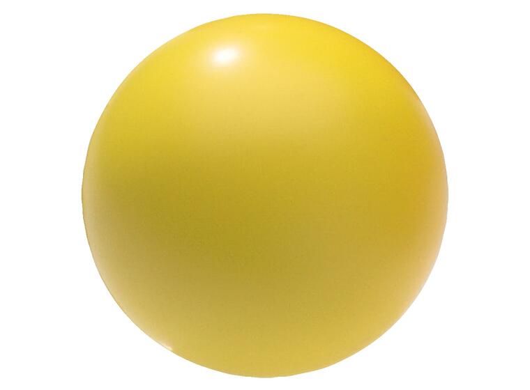 Softball PU-skum 20 cm gul Myk spillball med god sprett 