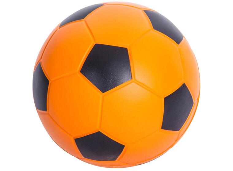 Softball PU-skum 20 cm svart/oransje Myk fotball i størrelse 3 