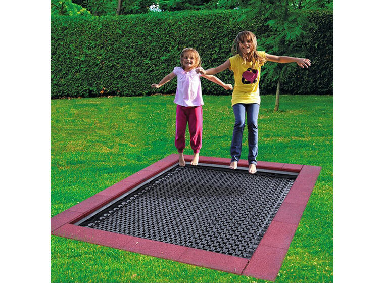 Trampoline Hally Gally 2000 Rød Svart hoppeduk 