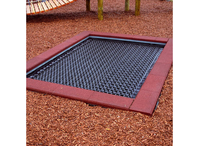 Trampoline Hally Gally 2000 Rød Svart hoppeduk 