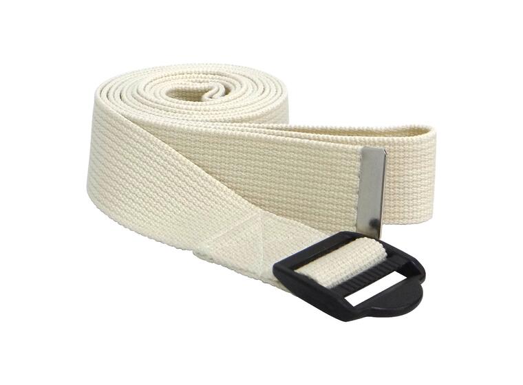 Yoga Strap 1,82 m | Natur Yogabelte i bomull 