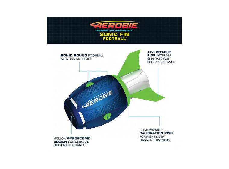 Aerobie Sonic Fin High Performance Football 
