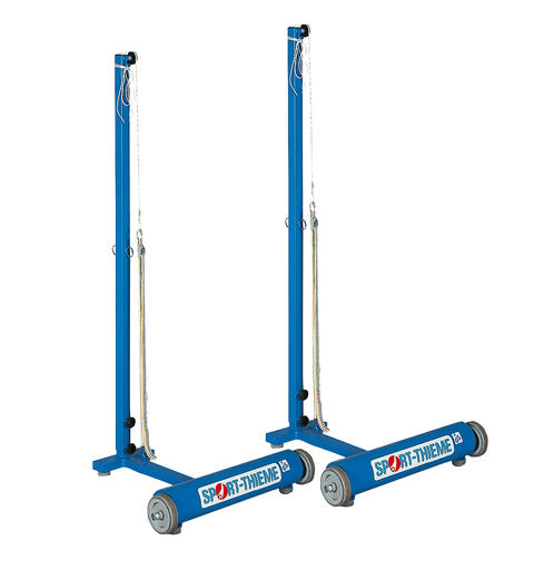 Badmintonstolper - ett spillefelt 2 stk | transportable | b&#229;ndstrammer