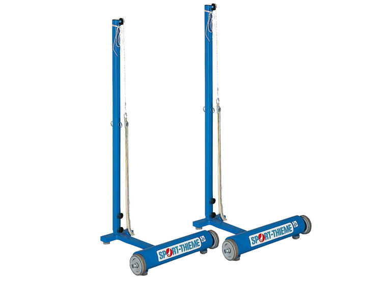 Badmintonstolper - ett spillefelt 2 stk | transportable | båndstrammer 