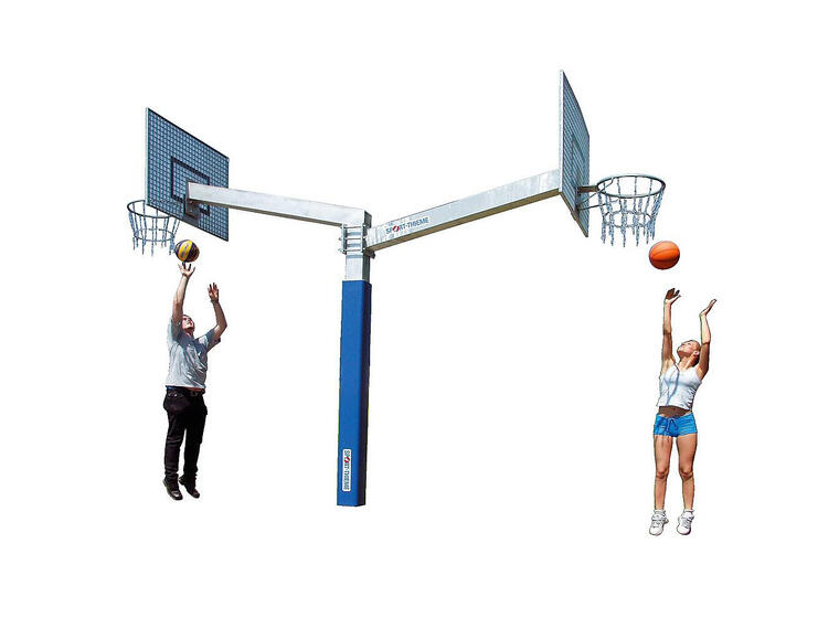 Basketballstativ Fair Play Duo 2 To høyder | Dunkeringer 