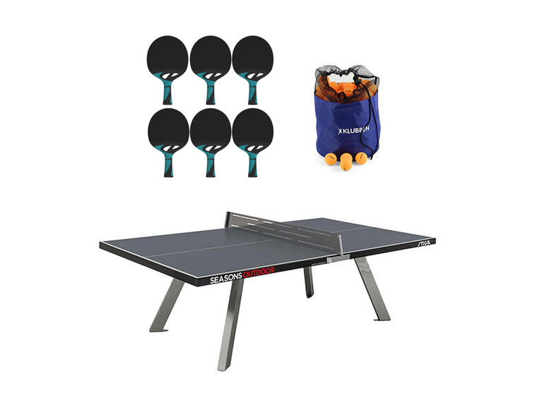 Bordtennispakke ute Stiga Outdoor Bord m/nett | Baller | Racketer 