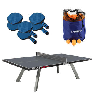 Bordtennispakke ute Stiga Outdoor Bord m/nett | Baller | Racketer