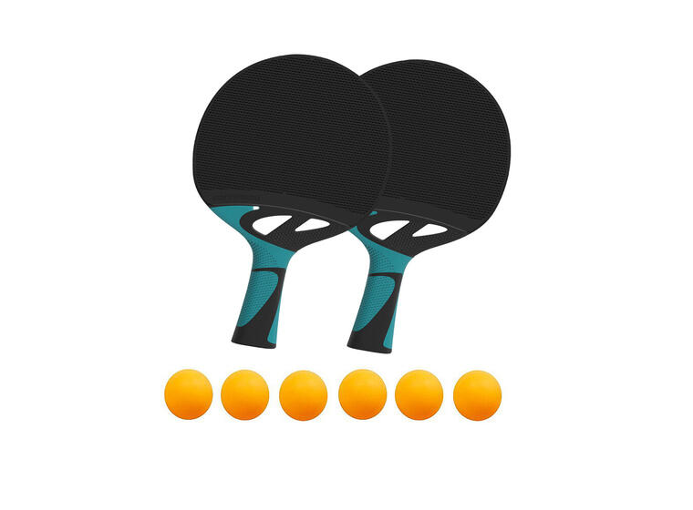 Bordtennissett Cornilleau Tacteo 50 2 uteracketer | 6 baller | Skole 