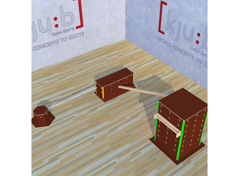 Cube Sports Sett 1 | Parkour Liten pakke til skole og idrett 