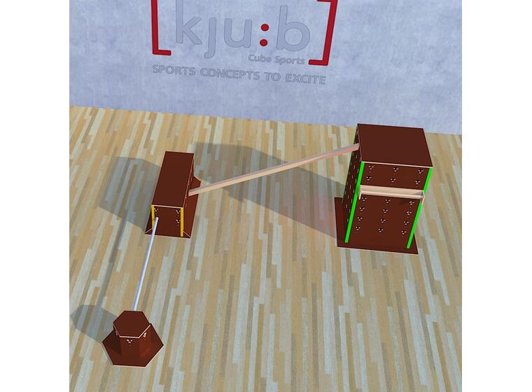 Cube Sports Sett 1 | Parkour Liten pakke til skole og idrett 