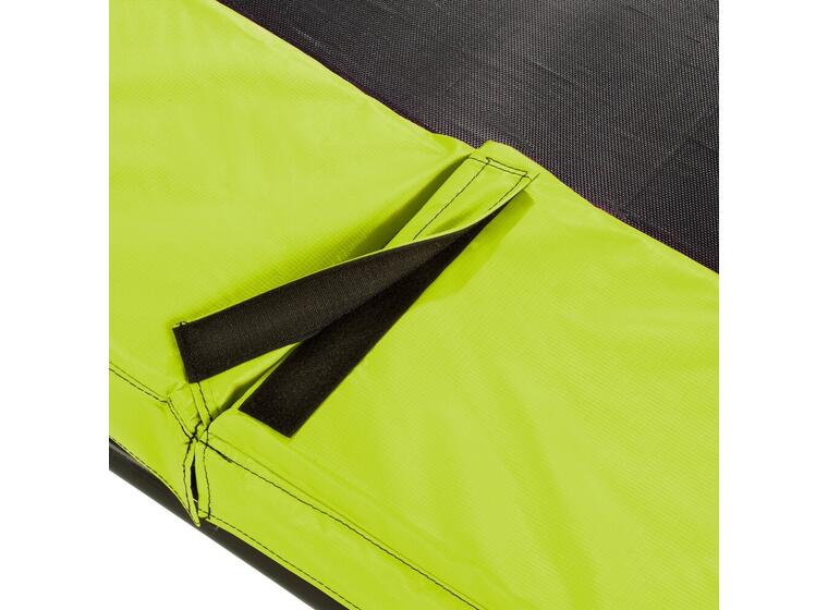 EXIT Silhouette bakketrampoline 427 cm | Lime | Inkl. sikkerhetsnett 