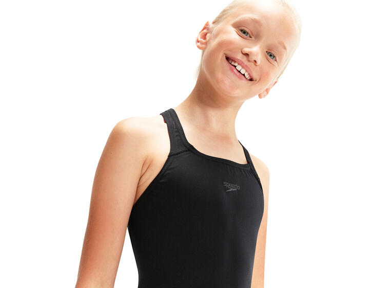 Essential Medalist Badedrakt jr 128 Speedo | Svart | ECO Endurance+ 