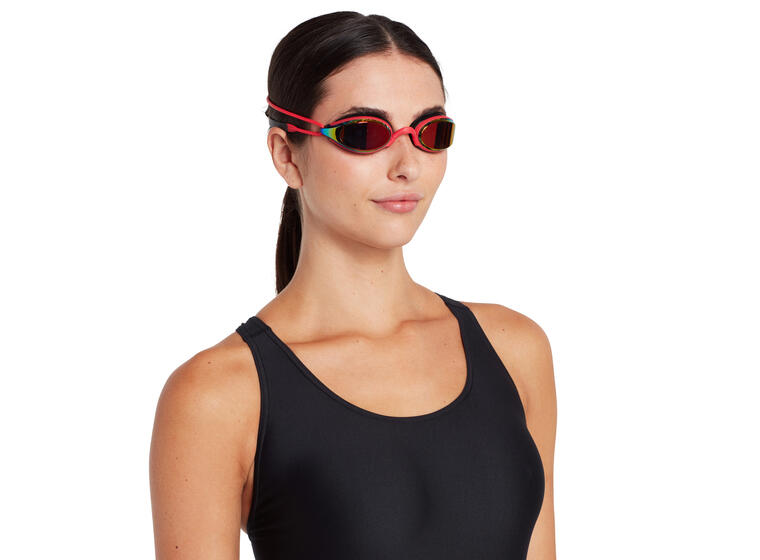 Fusion Air Titanium Svømmebrille Zoggs | Rød speillinse 