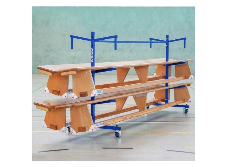 Gymbenk Premium med transportvogn 6 stykk benker på 3 meter 