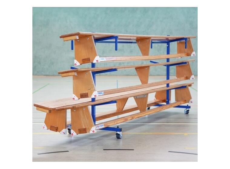 Gymbenk Premium med transportvogn 6 stykk benker på 3 meter 